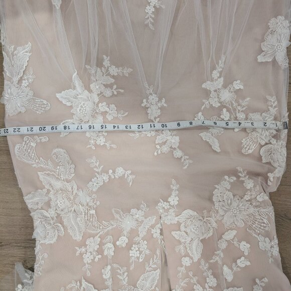 Madi Lane Junie wedding dress size 20 in mocha - Picture 17 of 17